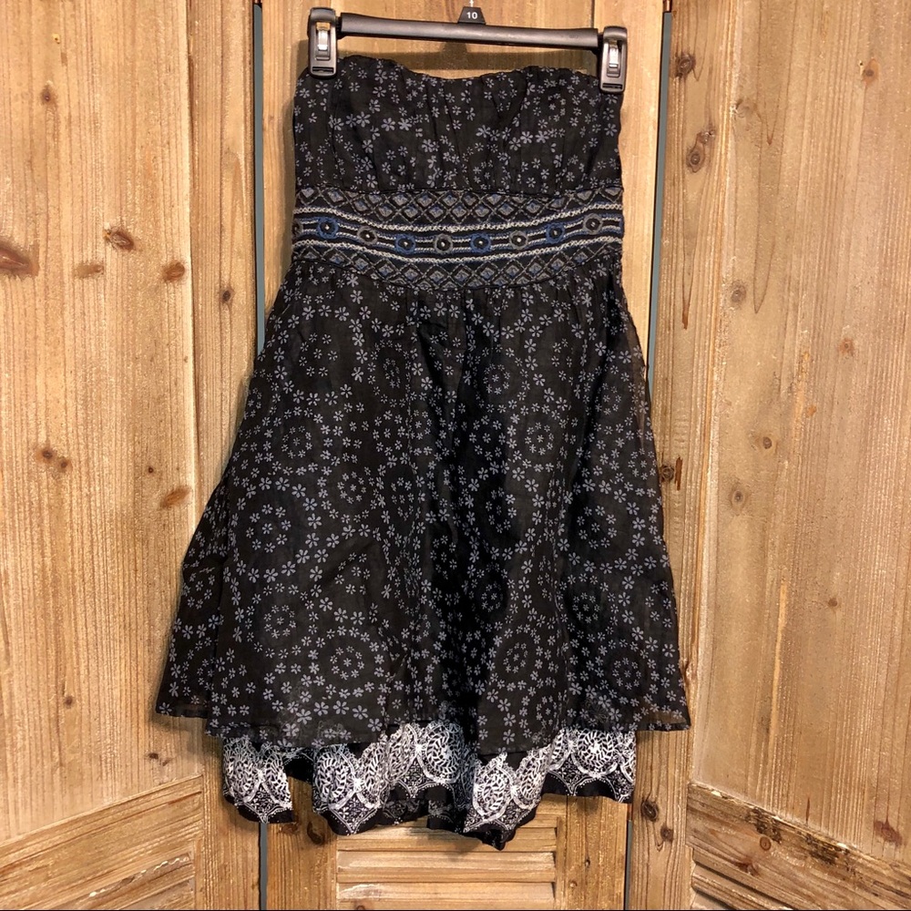 Free People strapless dress. Size 2